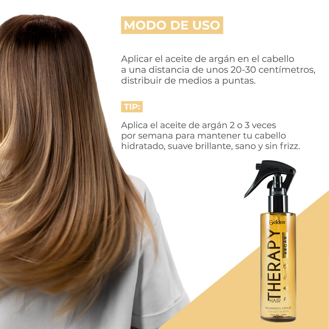 Tratamiento Capilar con Aceite de Argán [Argan Hair Therapy]