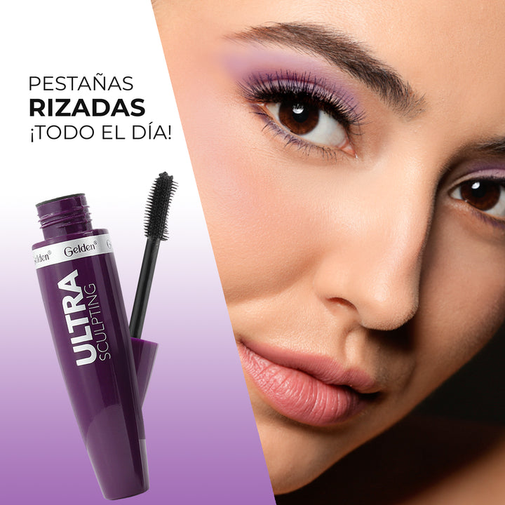Mascara de Pestañas a Prueba de Agua con Cepillo de Silicon [Sculpting]